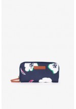 Brakeburn Floating Lily Zip Around Purse (Blue) SS22